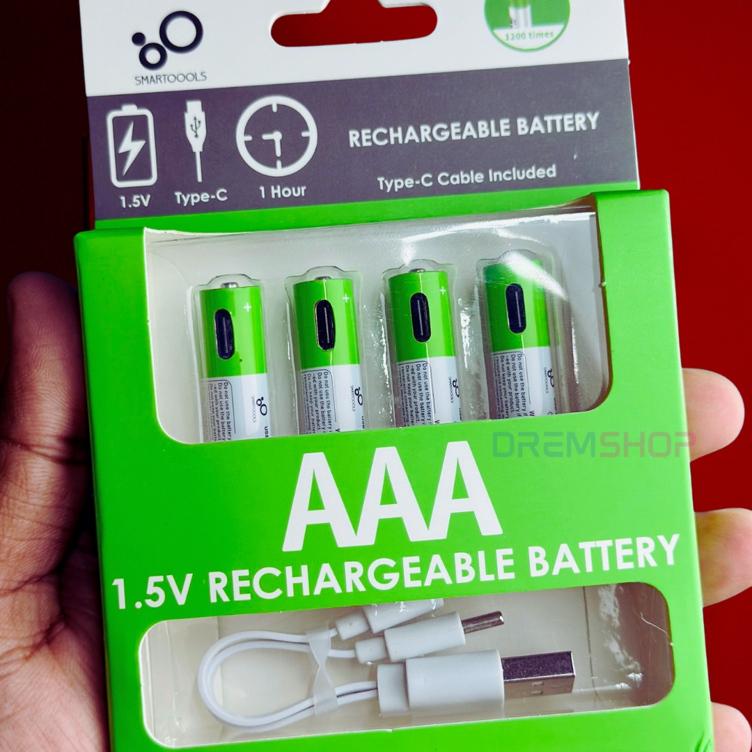 SmarToools RB40 AAA 1.5V 750 mWh Rechargeable Battery (4Pcs Set)