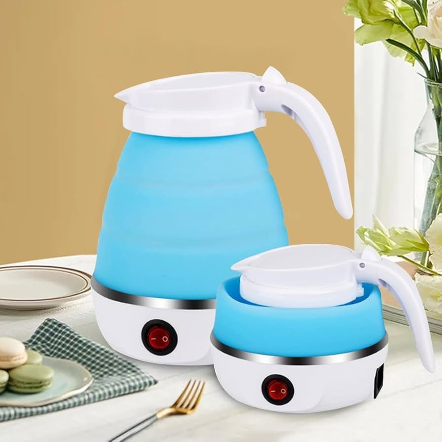 Portable Folding Electric Silicone Kettle 0.6L